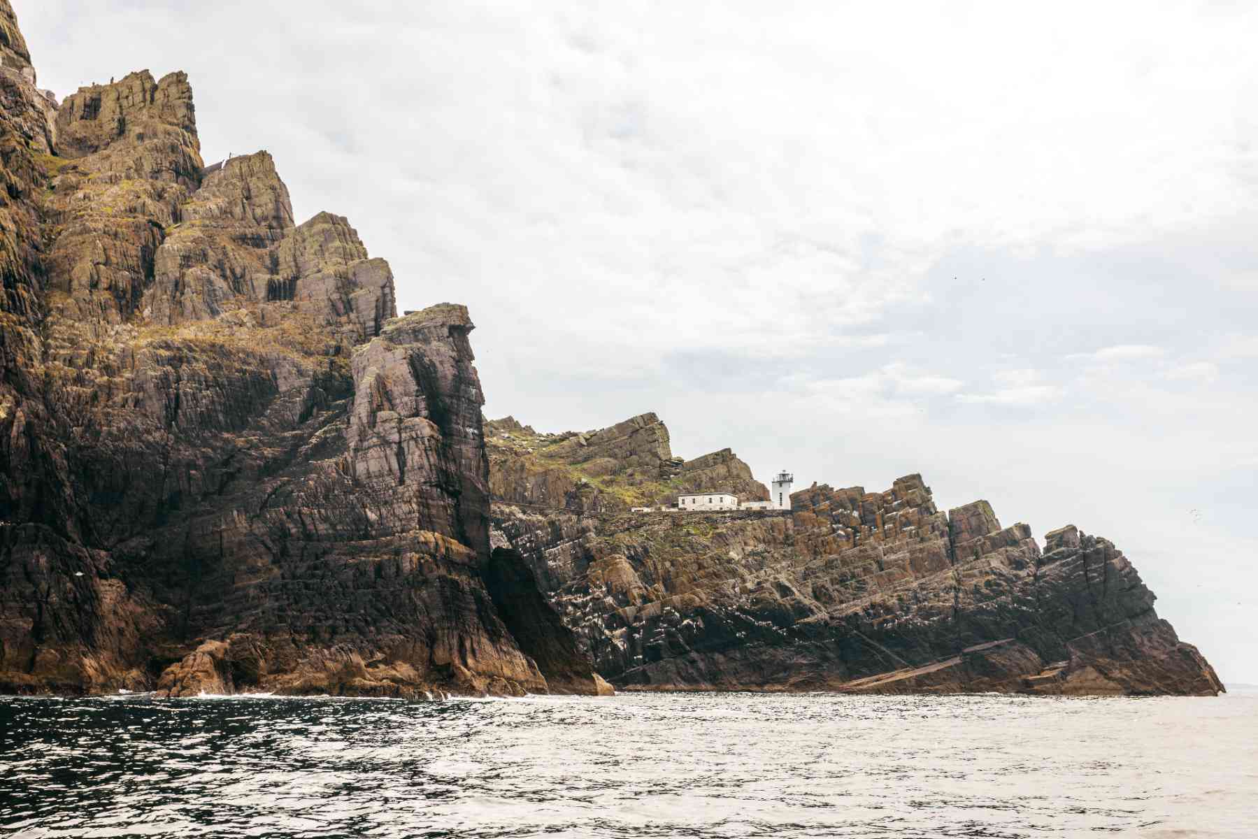 Skellig Michael Island and Lighthouse
