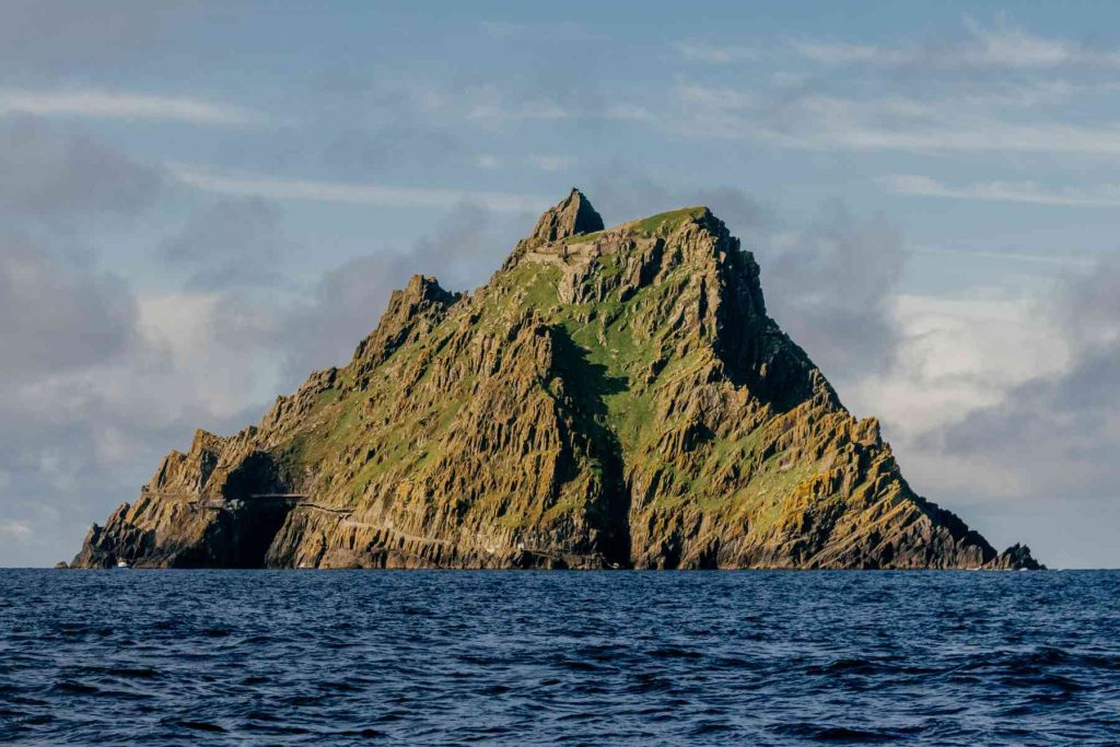 Skellig Michael seen from the sea