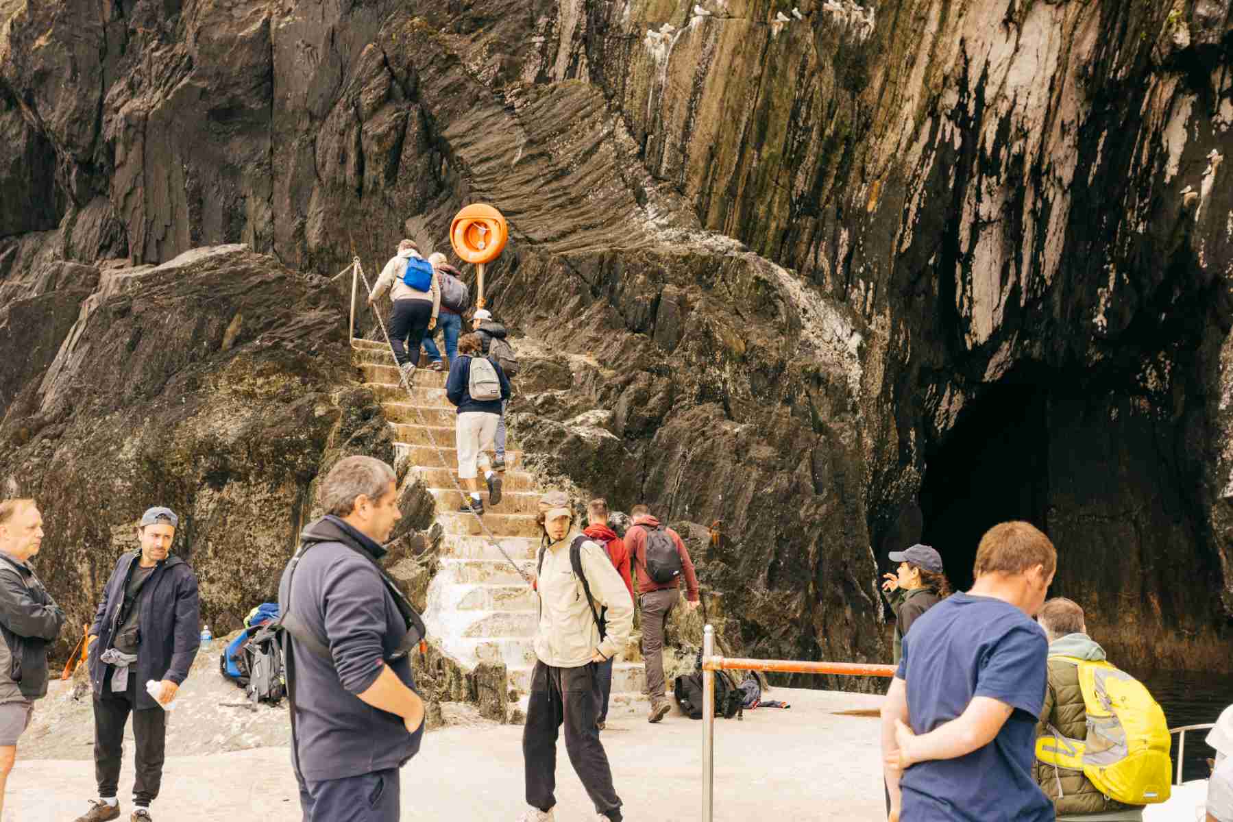 Skellig Michael: Steps to the Monastery